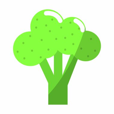 İzole brokoli tasarım