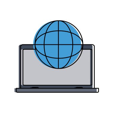 İzole laptop tasarım