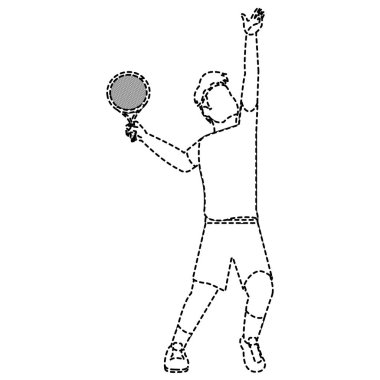 Tenis oyuncu tasarım