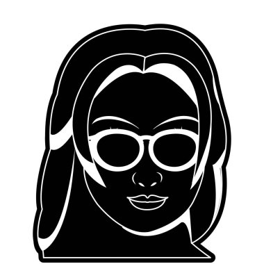 Retro kadın tasarım