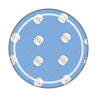 Bebek maraca düğmesi