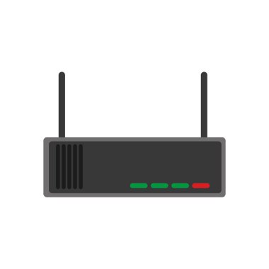 WiFi internet teknoloji ve iletişim Tema izole tasarım vektör çizim