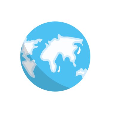 İzole planet tasarım