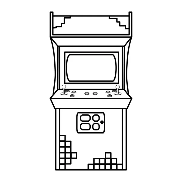 Arcade-Maschinendesign — Stockvektor