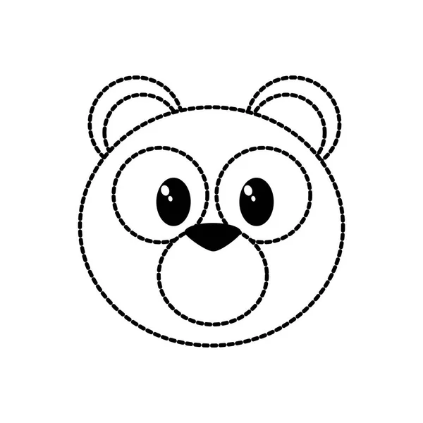 Diseño de dibujos animados oso — Archivo Imágenes Vectoriales