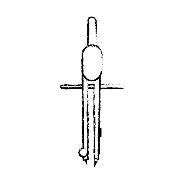 Diseño de brújula aislada — Archivo Imágenes Vectoriales