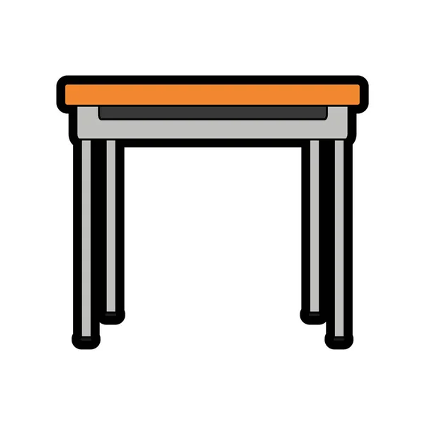 Diseño de mesa escolar — Vector de stock