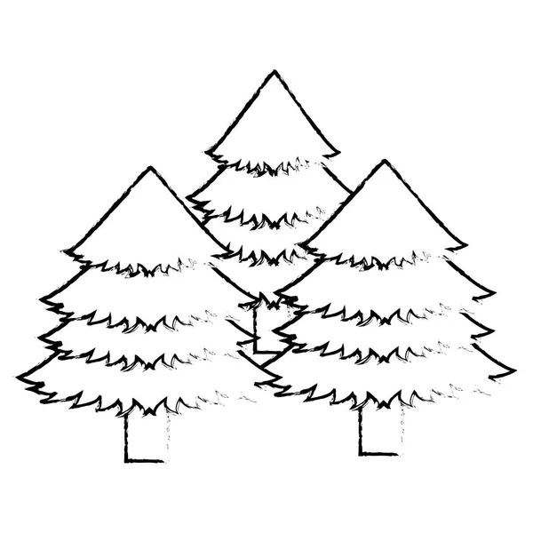 松の木のデザイン — ストックベクタ