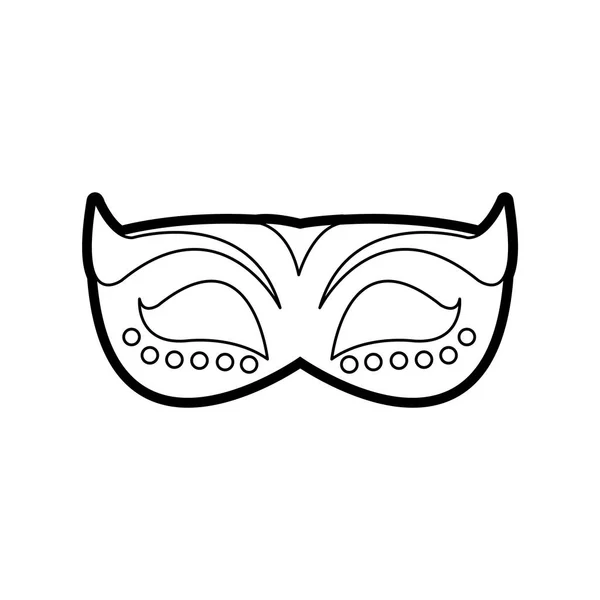 Geïsoleerde masker ontwerp — Stockvector