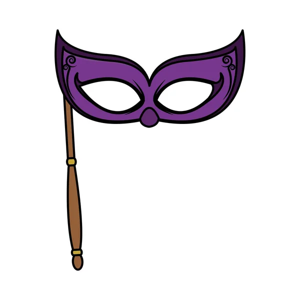 Geïsoleerde masker ontwerp — Stockvector