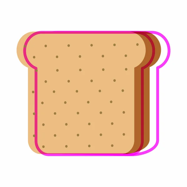 Design de pão isolado —  Vetores de Stock
