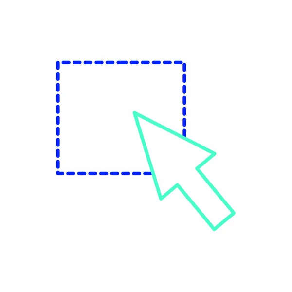 Isoliertes Cursor-Design — Stockvektor