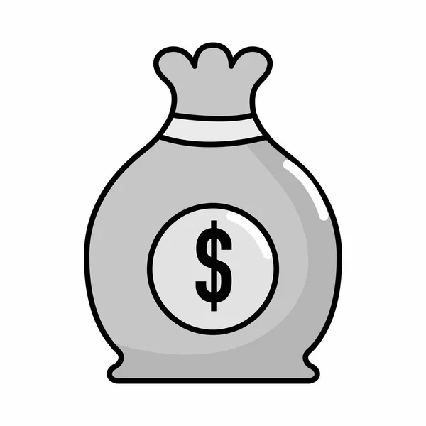 Design sacchetto di denaro — Vettoriale Stock