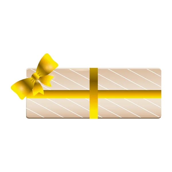 Conception de cadeau isolé — Image vectorielle