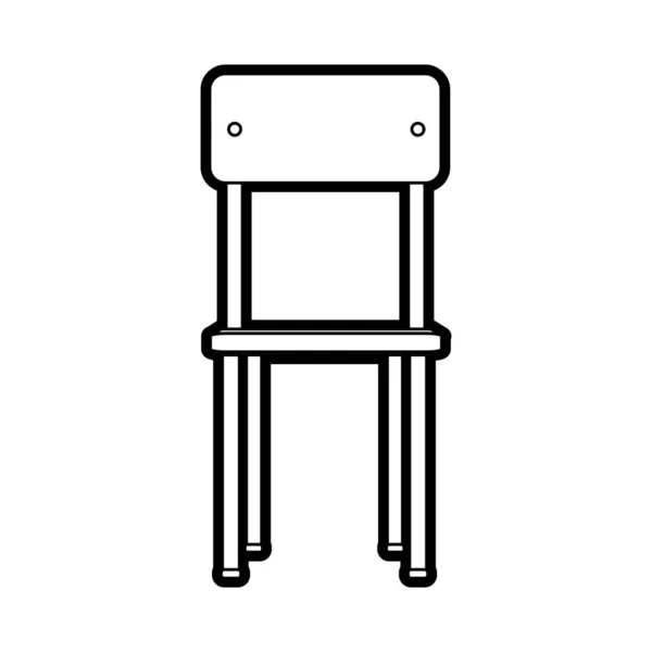 Isolated chair design — Stock Vector