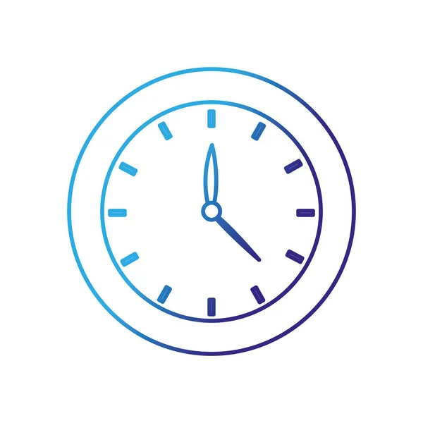 Diseño de reloj aislado — Vector de stock