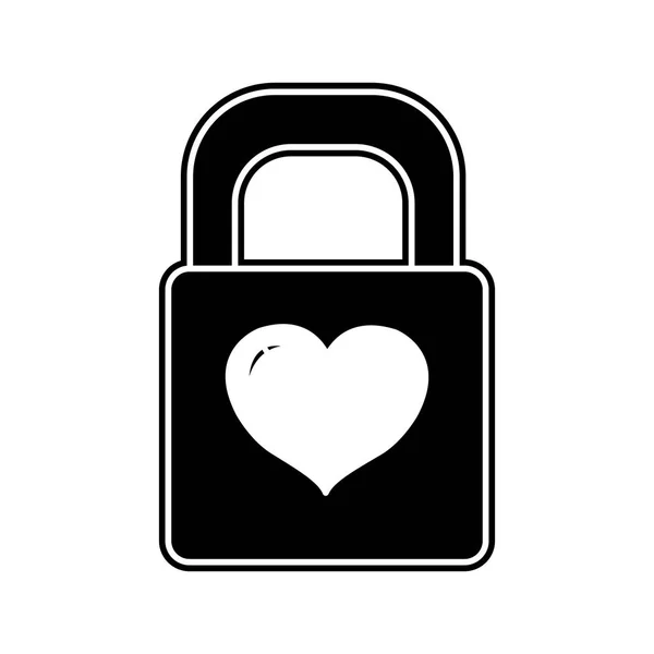 Isolated padlock design — Stock Vector