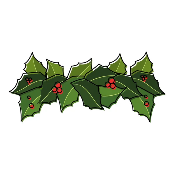 Design de flores de Natal — Vetor de Stock