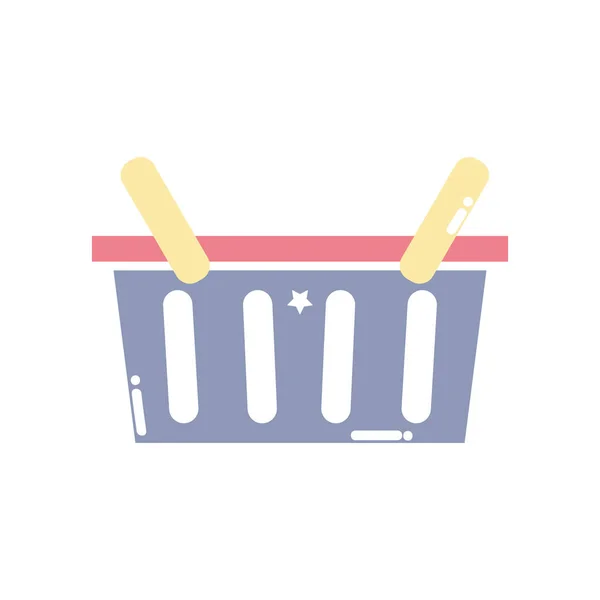 Venda de loja de cesta de compras colorido para comprar — Vetor de Stock