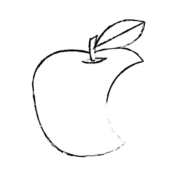 Изолированный дизайн яблок — стоковый вектор