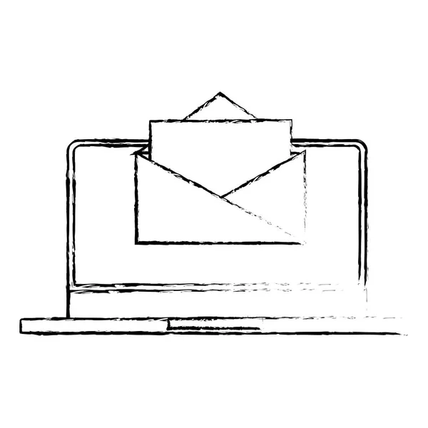 Дизайн изолированных ноутбуков — стоковый вектор