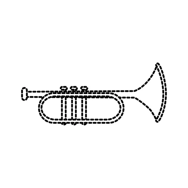 Isolerade trumpet design — Stock vektor