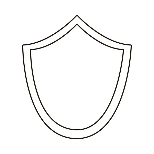 Diseño de escudo aislado — Vector de stock