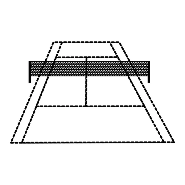 Теннисный корт — стоковый вектор