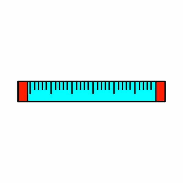 Conception de la règle isolée — Image vectorielle