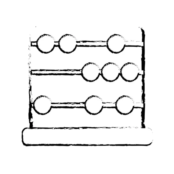 Isolerade abacus design — Stock vektor