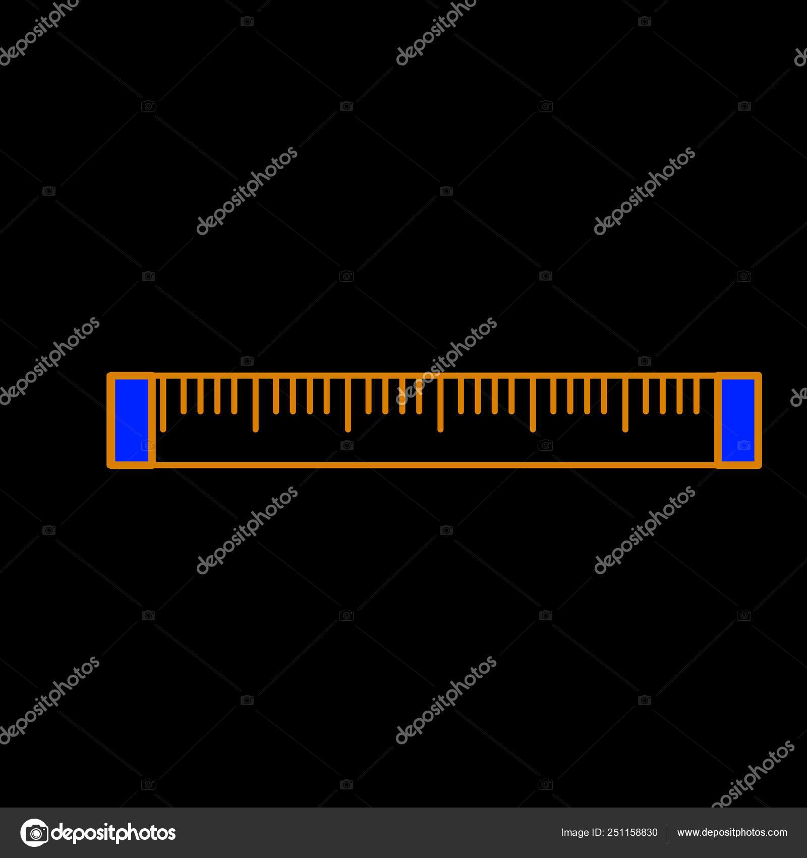 Isolated ruler design — Stock Vector © stockgiu #251158830