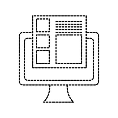 noktalı şekil bilgisayar teknolojisi ile iş belge bilgileri