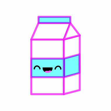 İzole süt kutusu tasarım