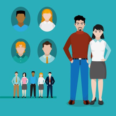 Avatar kadınlar ve erkekler tasarım