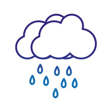 satır güzel doğa bulut gökyüzünde Hava yağmur düşer