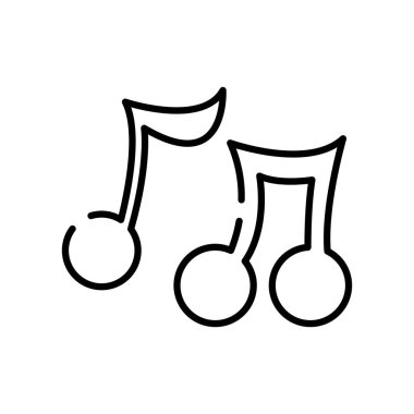 satır müzik sesi ses ritim ile notlar