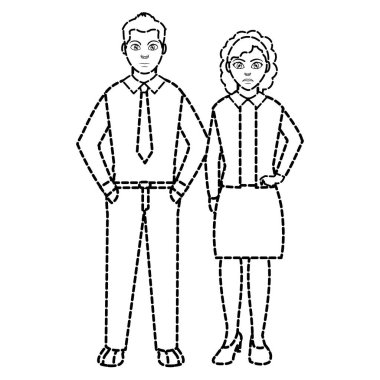 noktalı şekli iş adamları giyim ve saç modeli dizaynı ile zarif