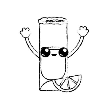 Alkol içki ve cam Tema Isolated görüntüsünü vektör çizim tasarım