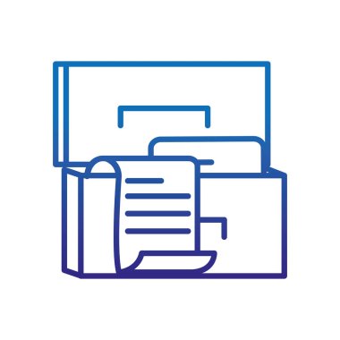 Belge kağıt arşivlemek için satır klasör dosyası bozulmuş