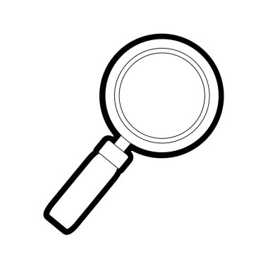 satır Büyüteç aracı ve arama simgesi