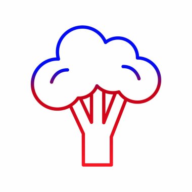 İzole brokoli tasarım