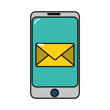 İzole smartphone tasarım