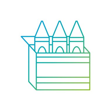 İzole kalem kutusu tasarım