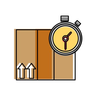 renk teslim paket servisi ile Chronometre nesne taşındı