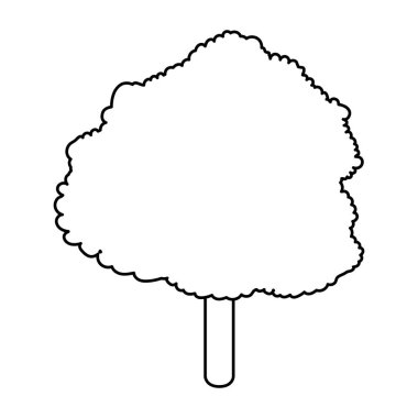 İzole ağacı tasarım