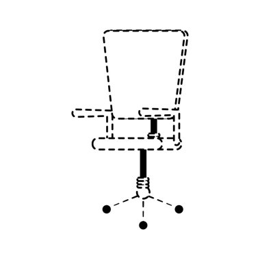 İzole sandalye tasarımı