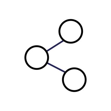 satır paylaşım sosyal medya ağ simgesi