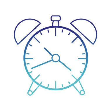 Mavi Çizgili Daire alarm zaman nesne tasarımı