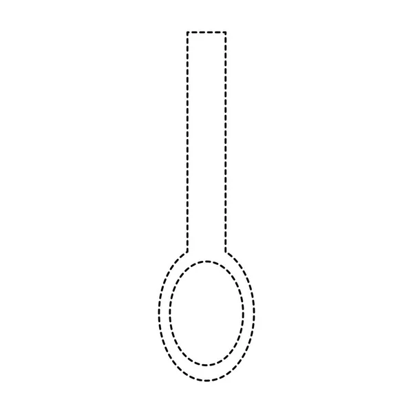 Cucchiaio isolato — Vettoriale Stock