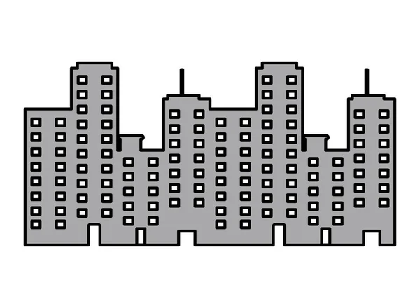 Projeto isolado da cidade — Vetor de Stock